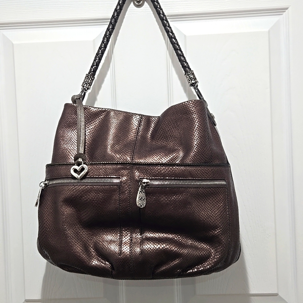 Brighton Metallic Brown Shoulder Bag